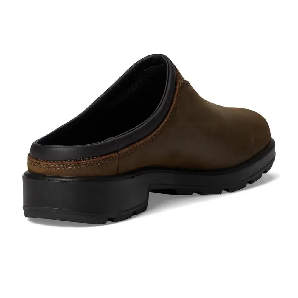 Blundstone #2421 Clog Mens US 7.5 M Antique Brown Waxed Leather Slip On ZOGG3671